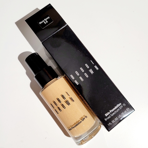 Bobbi Brown Skin Foundation #5.5 Warm Honey Broad Spectrum SPF 15 New - Picture 1 of 1